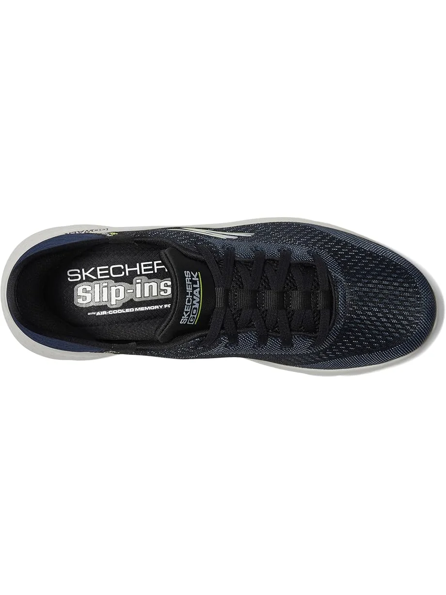 Кроссовки SKECHERS Performance Go Walk Flex - New World Hands Free Slip-Ins — изображение 2 из 6, темно-синий