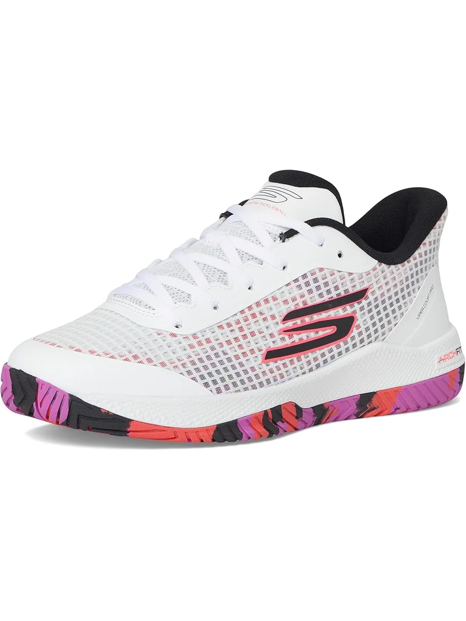 Кроссовки SKECHERS Pickleball Viper Court Pro Sneaker — изображение 7 из 7, белый/розовый