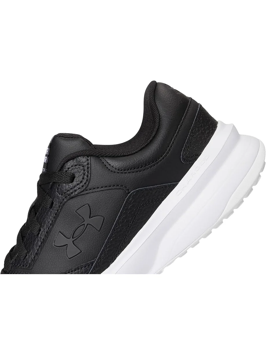 Кроссовки Under Armour Edge Leather — изображение 6 из 7, черный/черный/белый