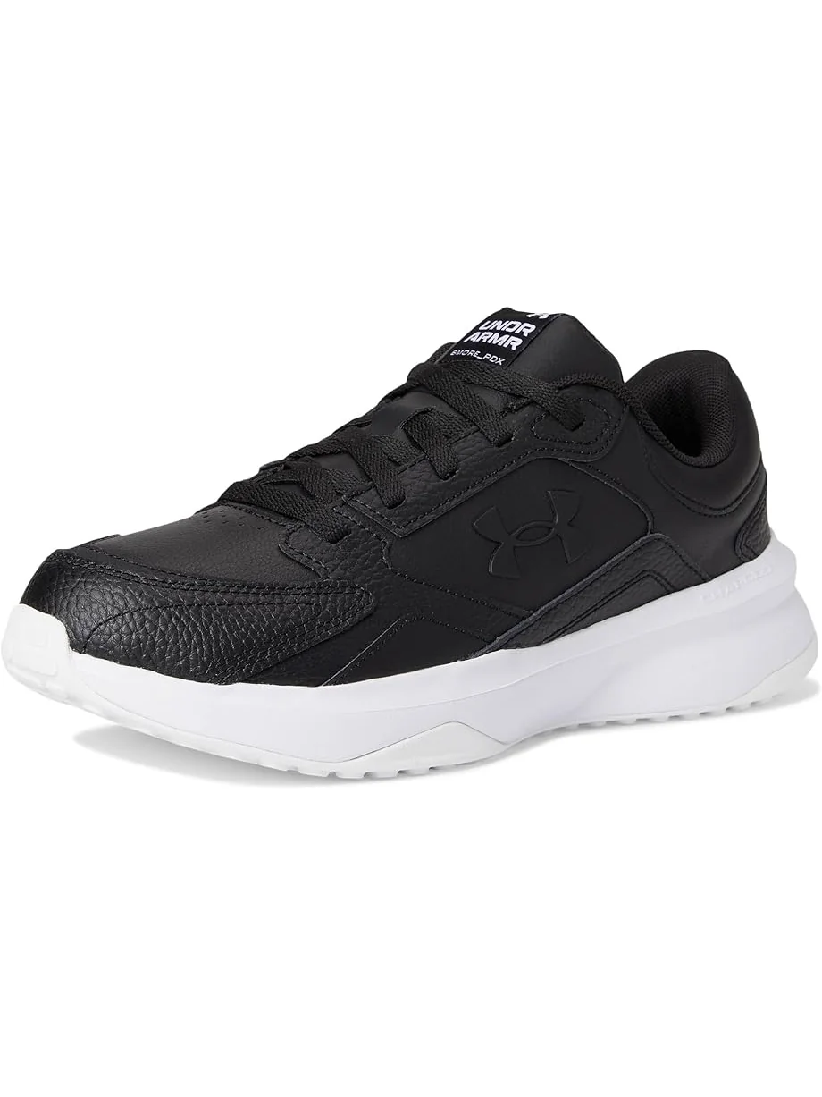 Кроссовки Under Armour Edge Leather — изображение 7 из 7, черный/черный/белый