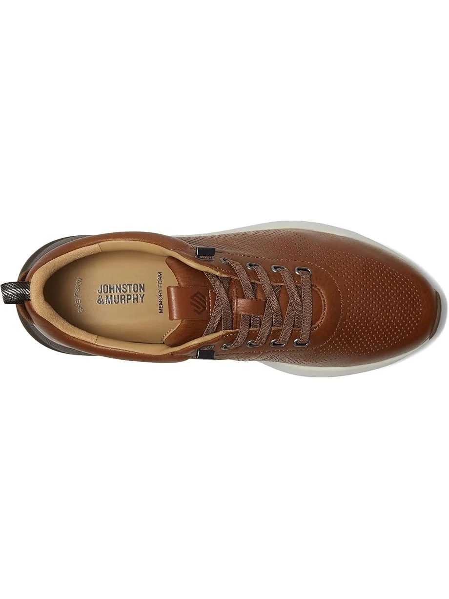 Кроссовки Johnston & Murphy Kinnon Perfed Jogger — изображение 2 из 6, бежевый