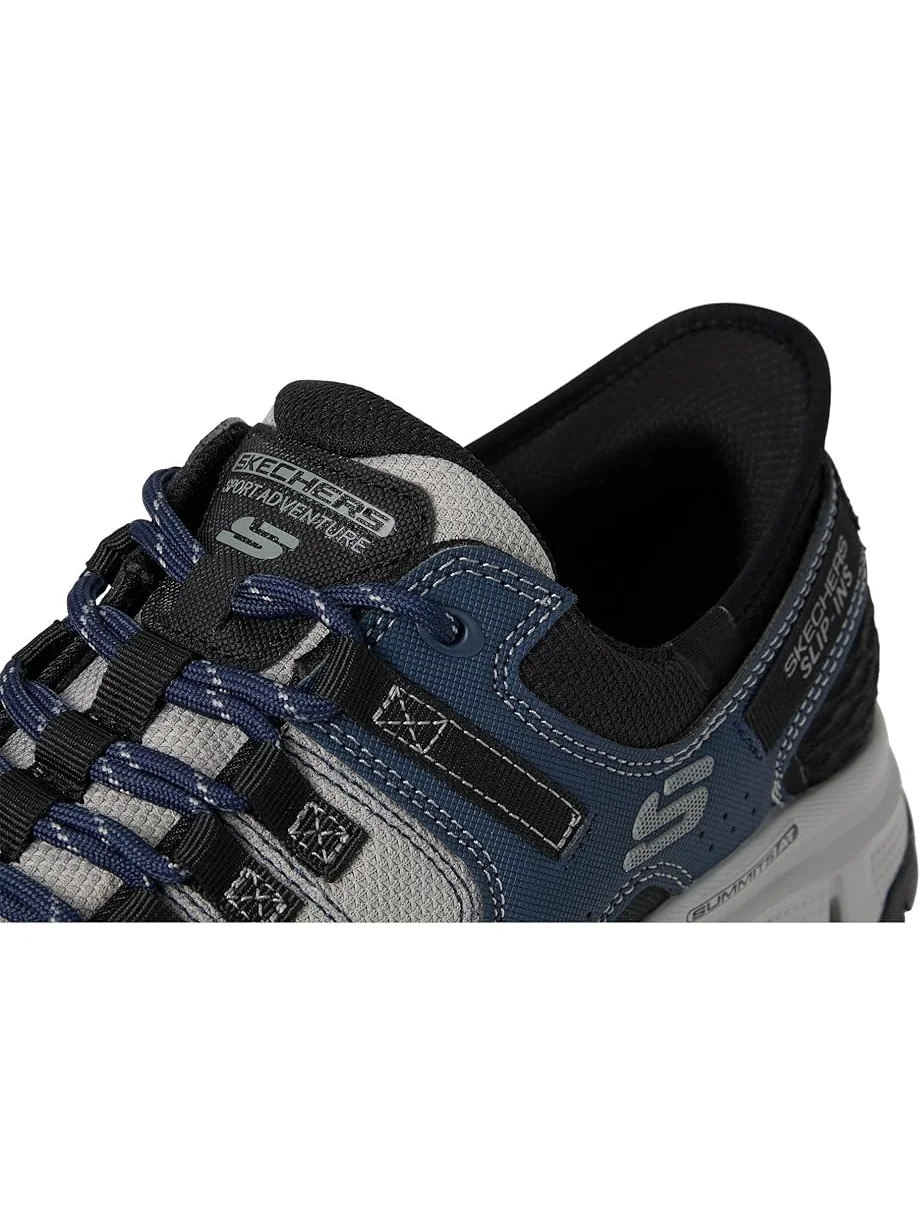 Кроссовки SKECHERS Summits AT Hands Free Slip-In — изображение 6 из 7, серый/темно-синий