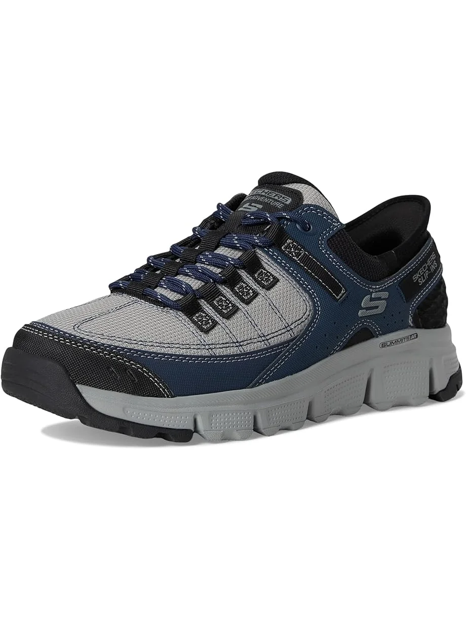 Кроссовки SKECHERS Summits AT Hands Free Slip-In — изображение 7 из 7, серый/темно-синий