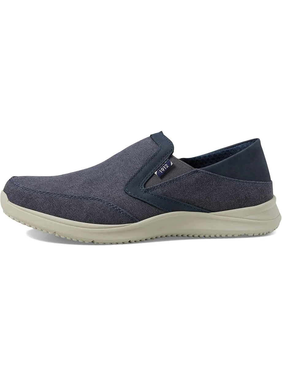 Кроссовки Nunn Bush Conway EZ Canvas Moccasin Toe Slip-On Easy Slip-In Loafer — изображение 4 из 6, темно-синий