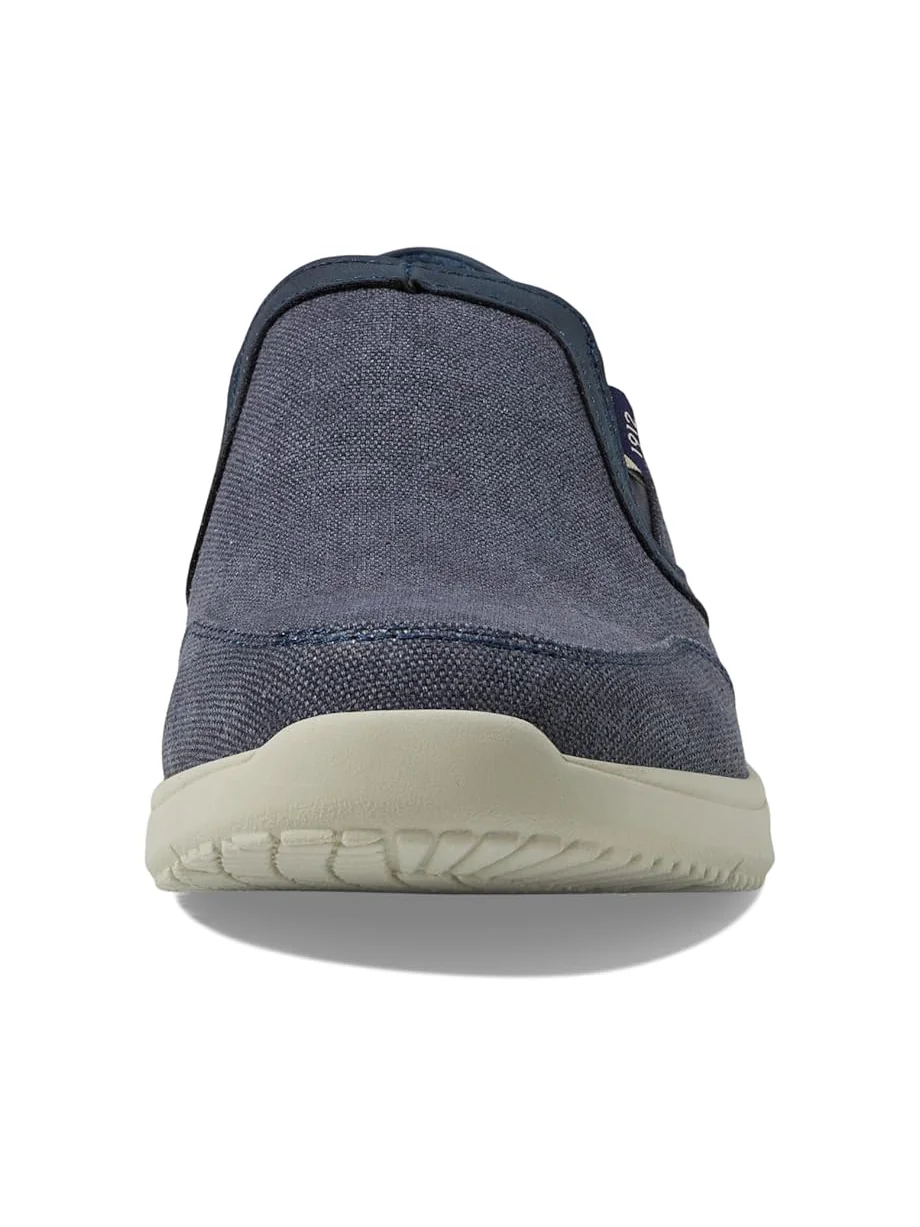 Кроссовки Nunn Bush Conway EZ Canvas Moccasin Toe Slip-On Easy Slip-In Loafer — изображение 6 из 6, темно-синий