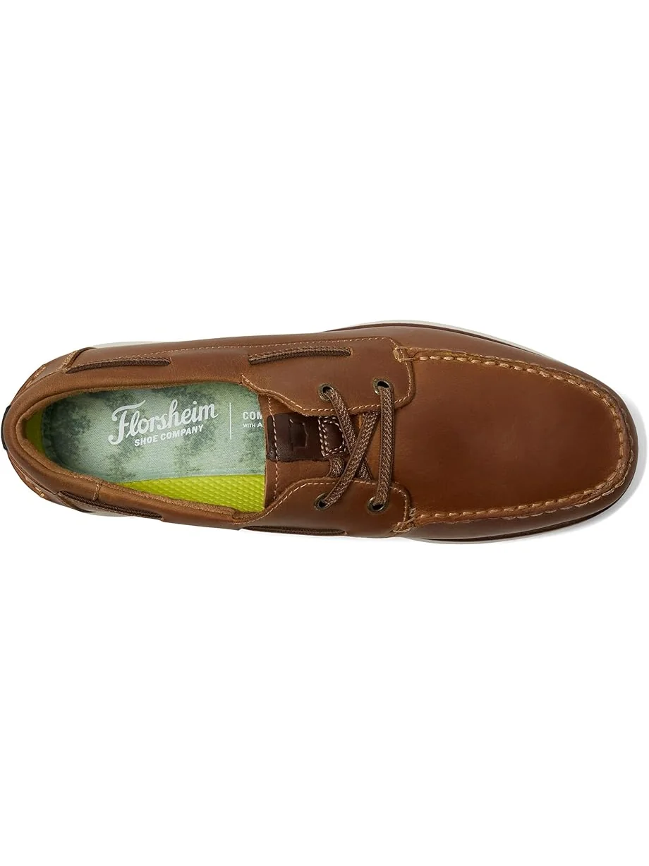 Лоферы Florsheim Tropics Elastic Lace Moc Toe Boat Shoes — изображение 2 из 7, коричневый