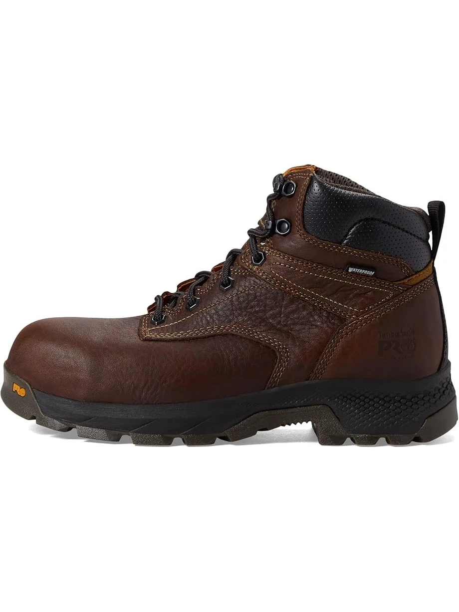 Ботинки мужские Timberland PRO TITAN водонепроницаемые с мембраной — изображение 4 из 7, коричневый