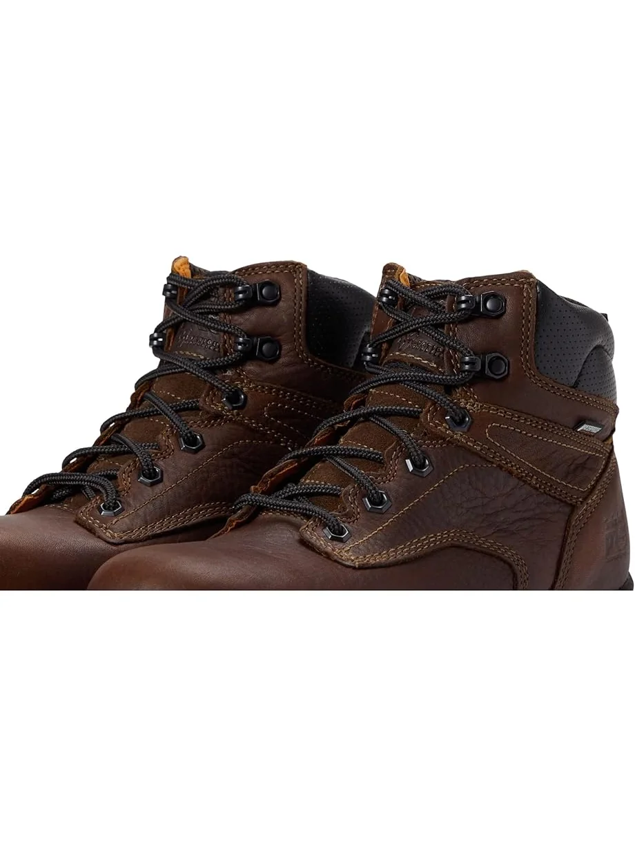 Ботинки мужские Timberland PRO TITAN водонепроницаемые с мембраной — изображение 6 из 7, коричневый