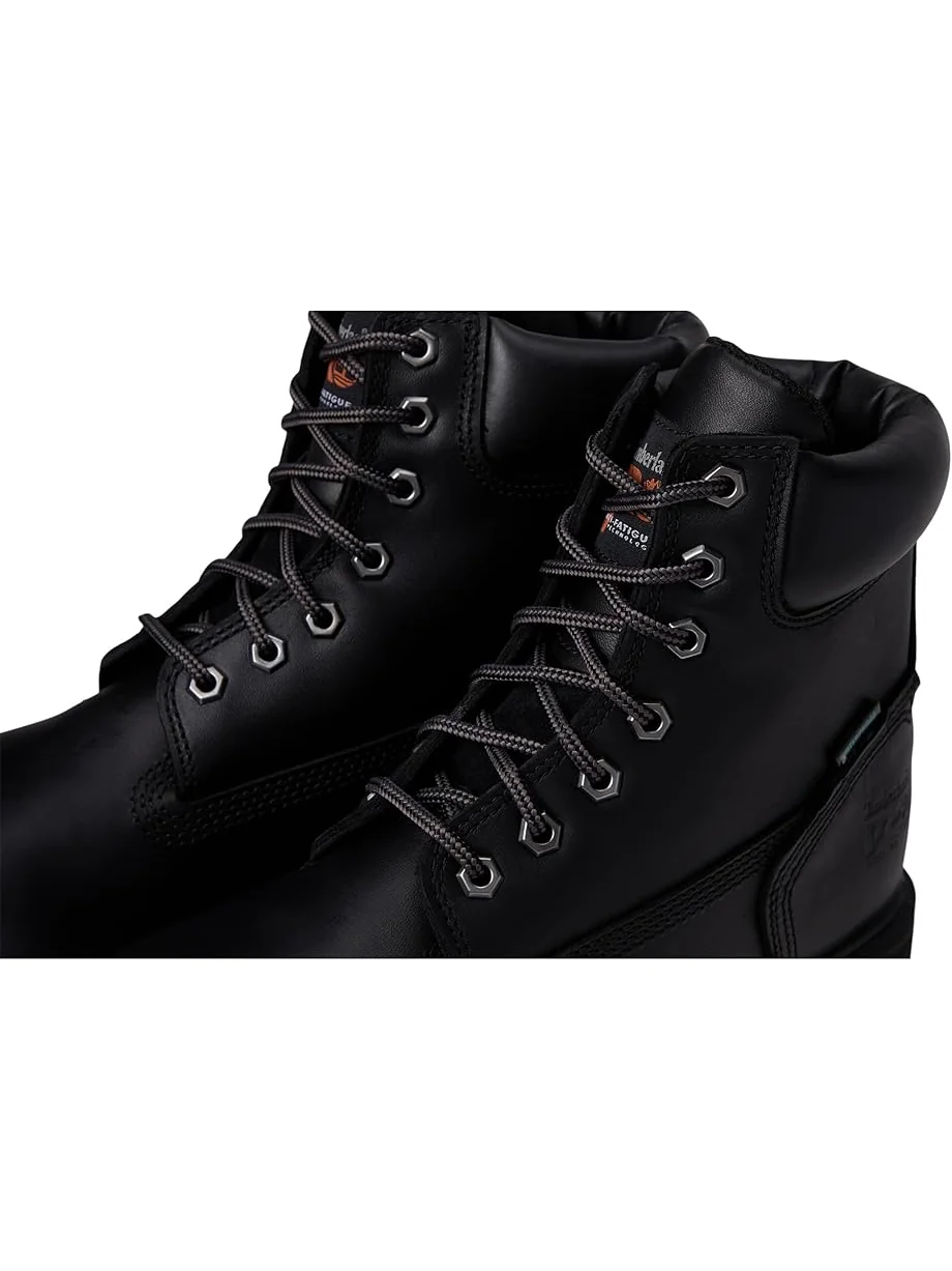 Мужские ботинки Timberland PRO Direct Attach Steel Toe, гладкая кожа — изображение 6 из 7, черный