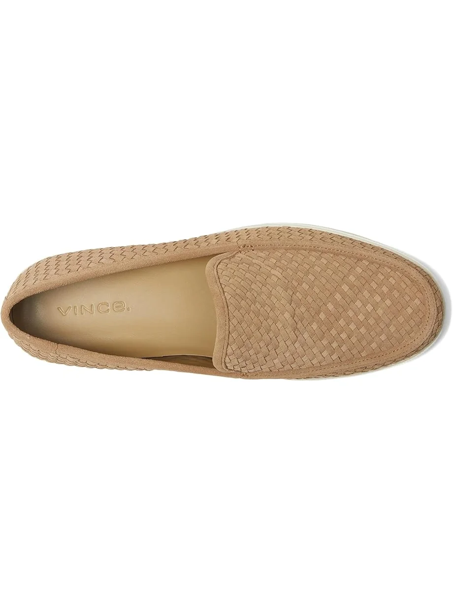 Лоферы Vince Sonoma, цвет New Camel Woven Suede — изображение 2 из 7