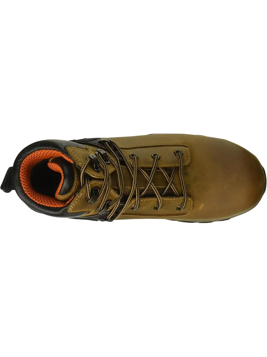 Мужские ботинки Timberland PRO Hypercharge Safety Toe WP, водонепроницаемые — изображение 2 из 7, коричневый