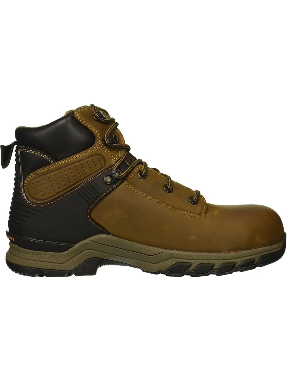 Мужские ботинки Timberland PRO Hypercharge Safety Toe WP, водонепроницаемые — изображение 6 из 7, коричневый