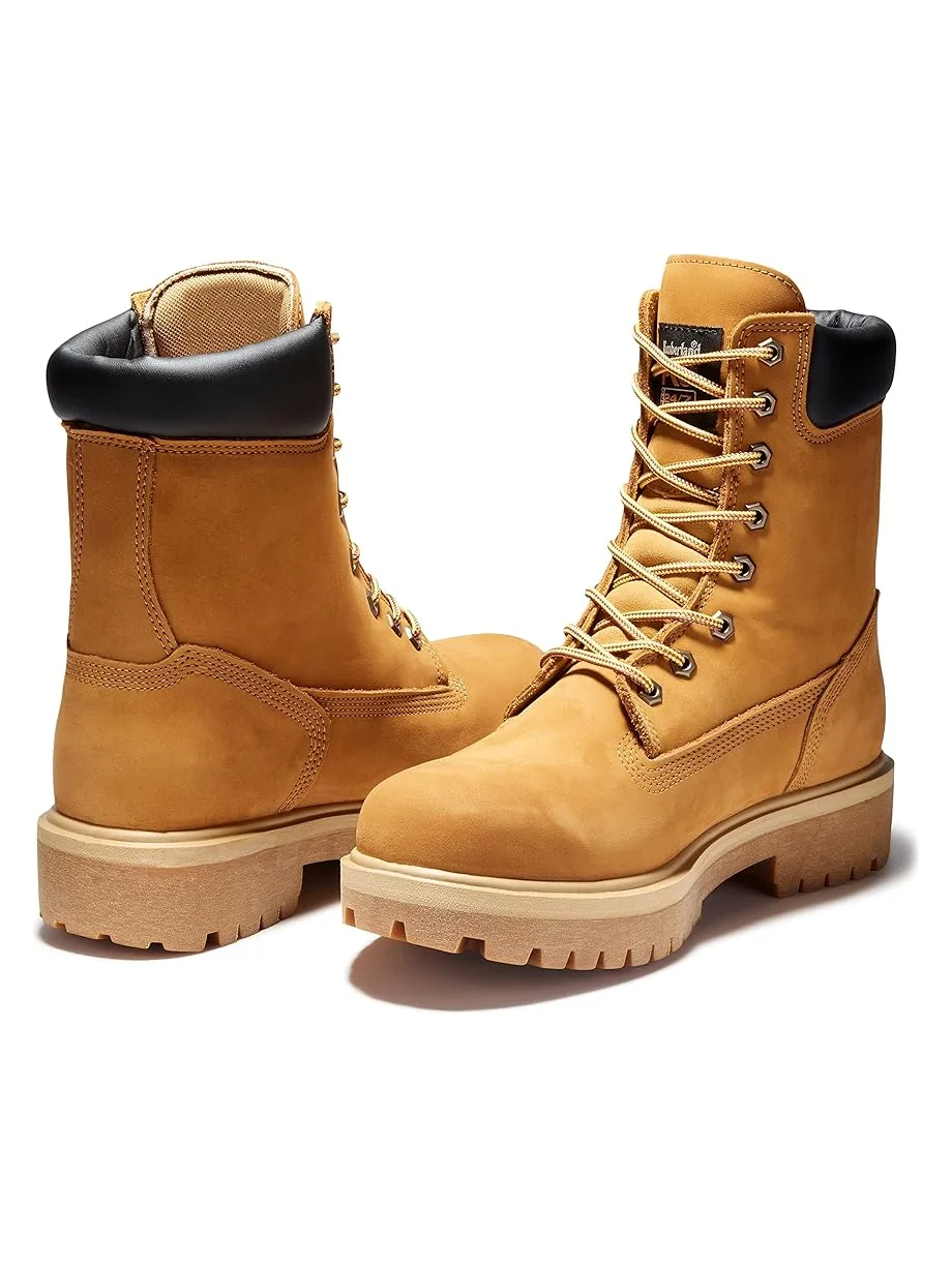 Ботинки мужские Timberland PRO Direct Attach водонепроницаемые высокие пшеничные — изображение 5 из 7, злакистый