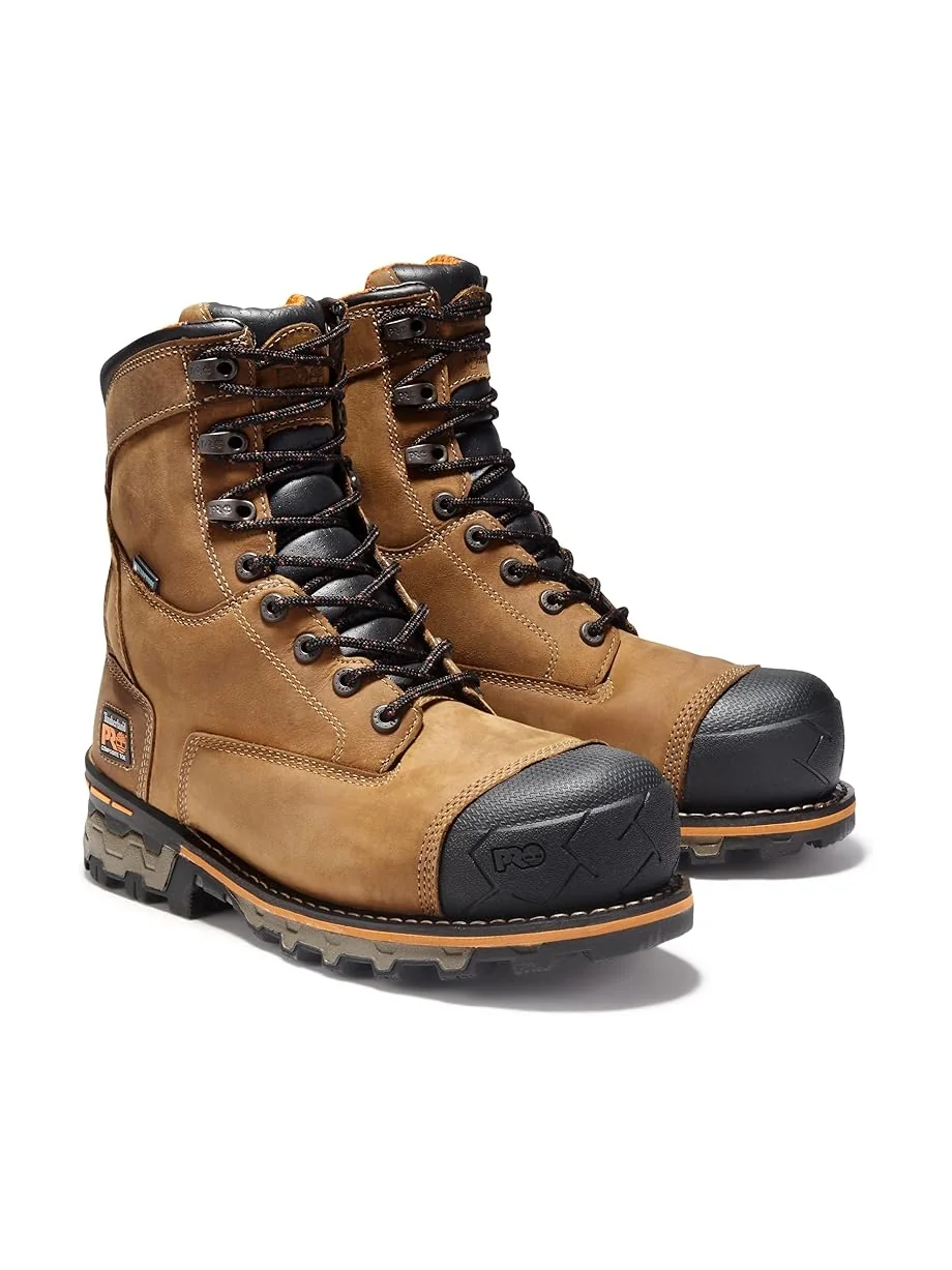 Мужские ботинки Timberland PRO Boondock, водонепроницаемые, с композитным защитным носком — изображение 6 из 6, коричневый