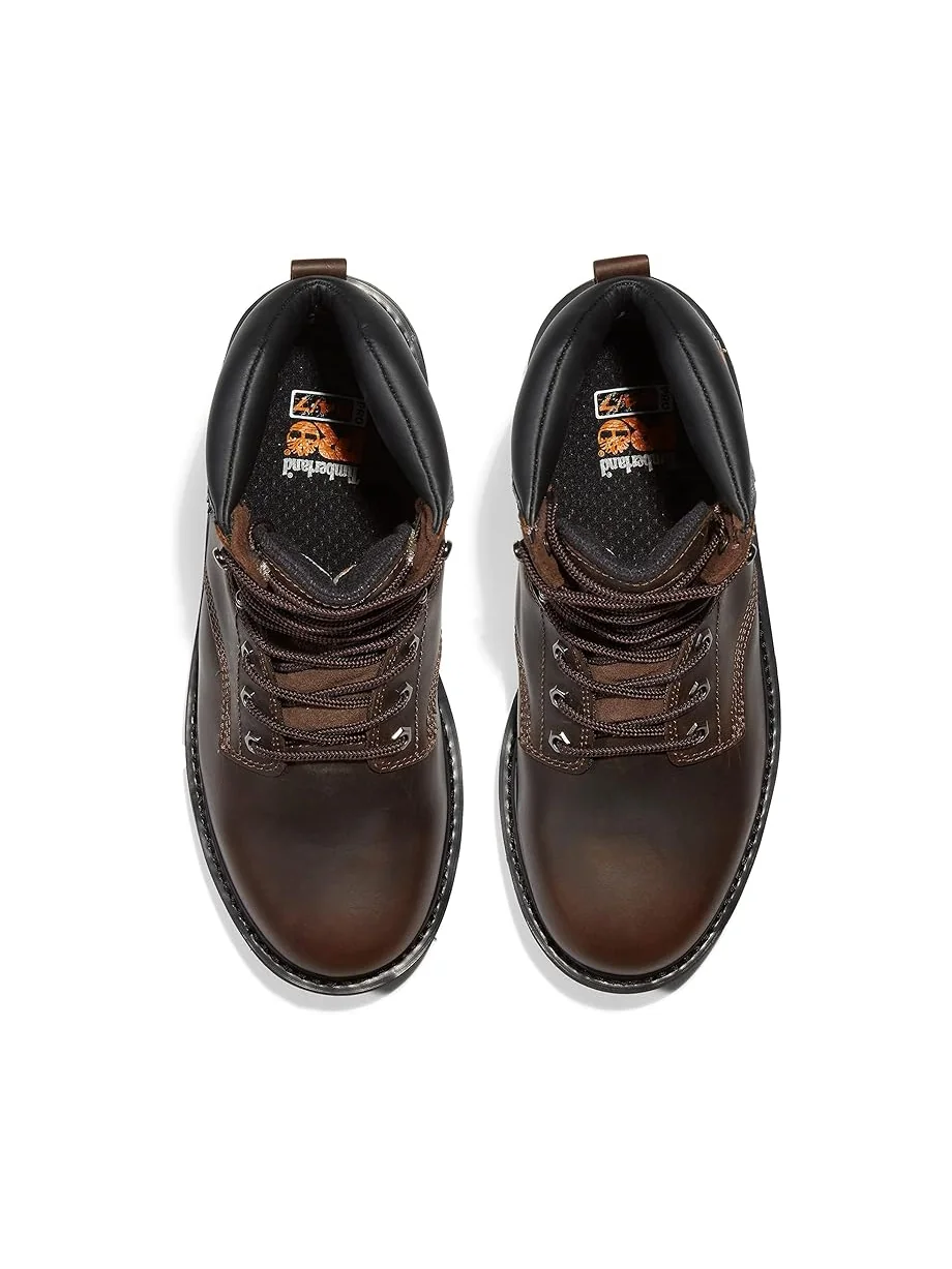 Ботинки мужские Timberland PRO Pit Boss из нубука — изображение 2 из 6, коричневый