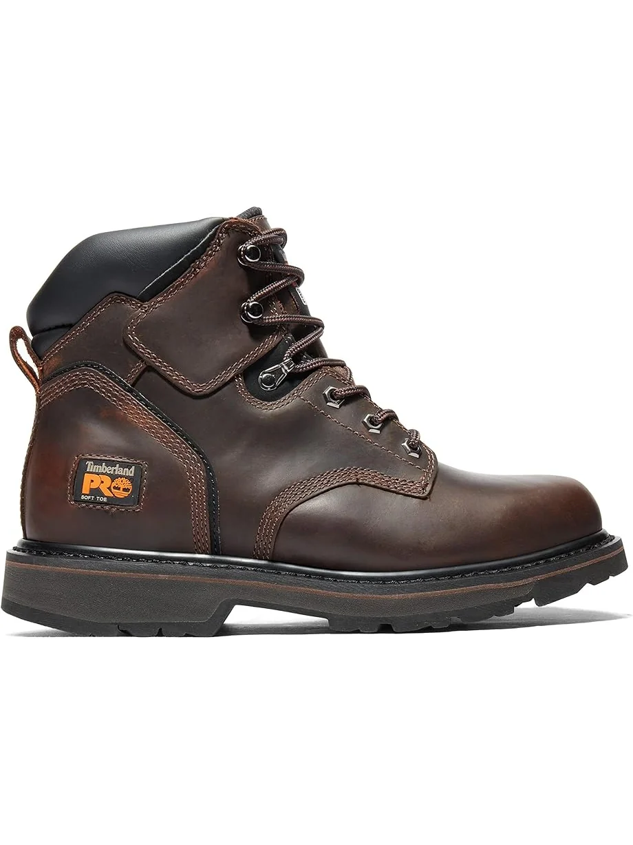 Ботинки мужские Timberland PRO Pit Boss из нубука — изображение 5 из 6, коричневый