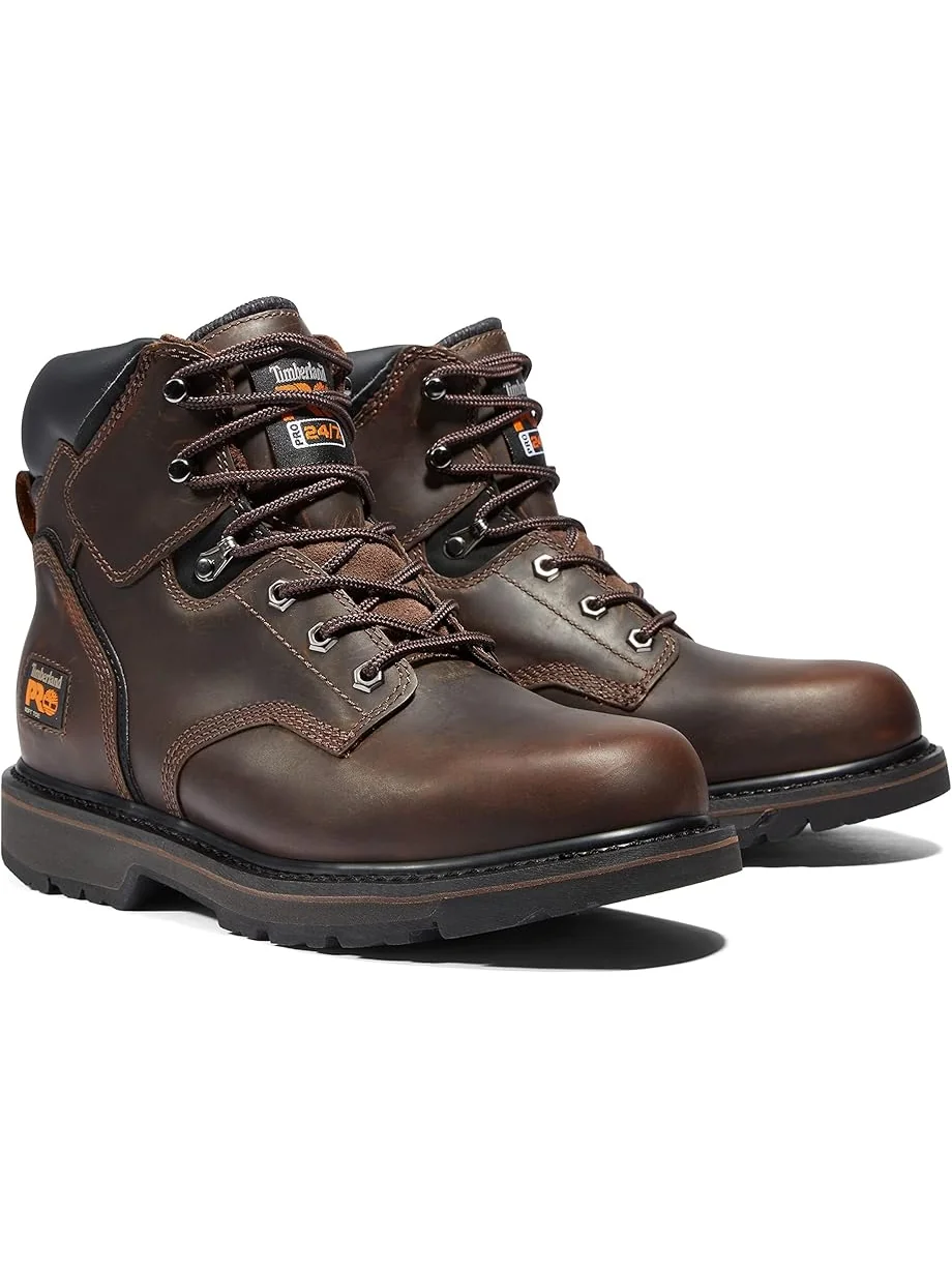 Ботинки мужские Timberland PRO Pit Boss из нубука — изображение 6 из 6, коричневый