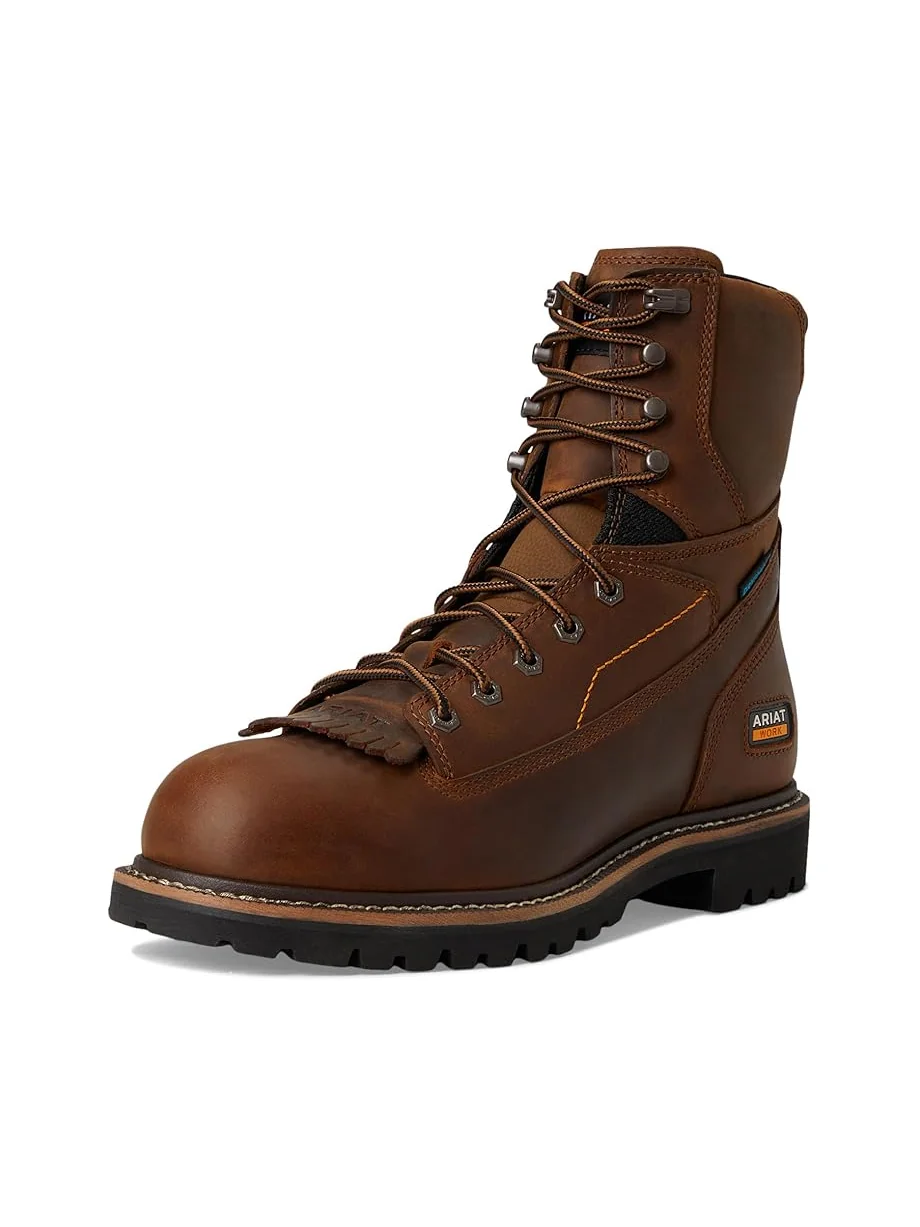 Ботинки Ariat Longview Shock Shield 8" Waterproof Work Boots — изображение 7 из 7, коричневый