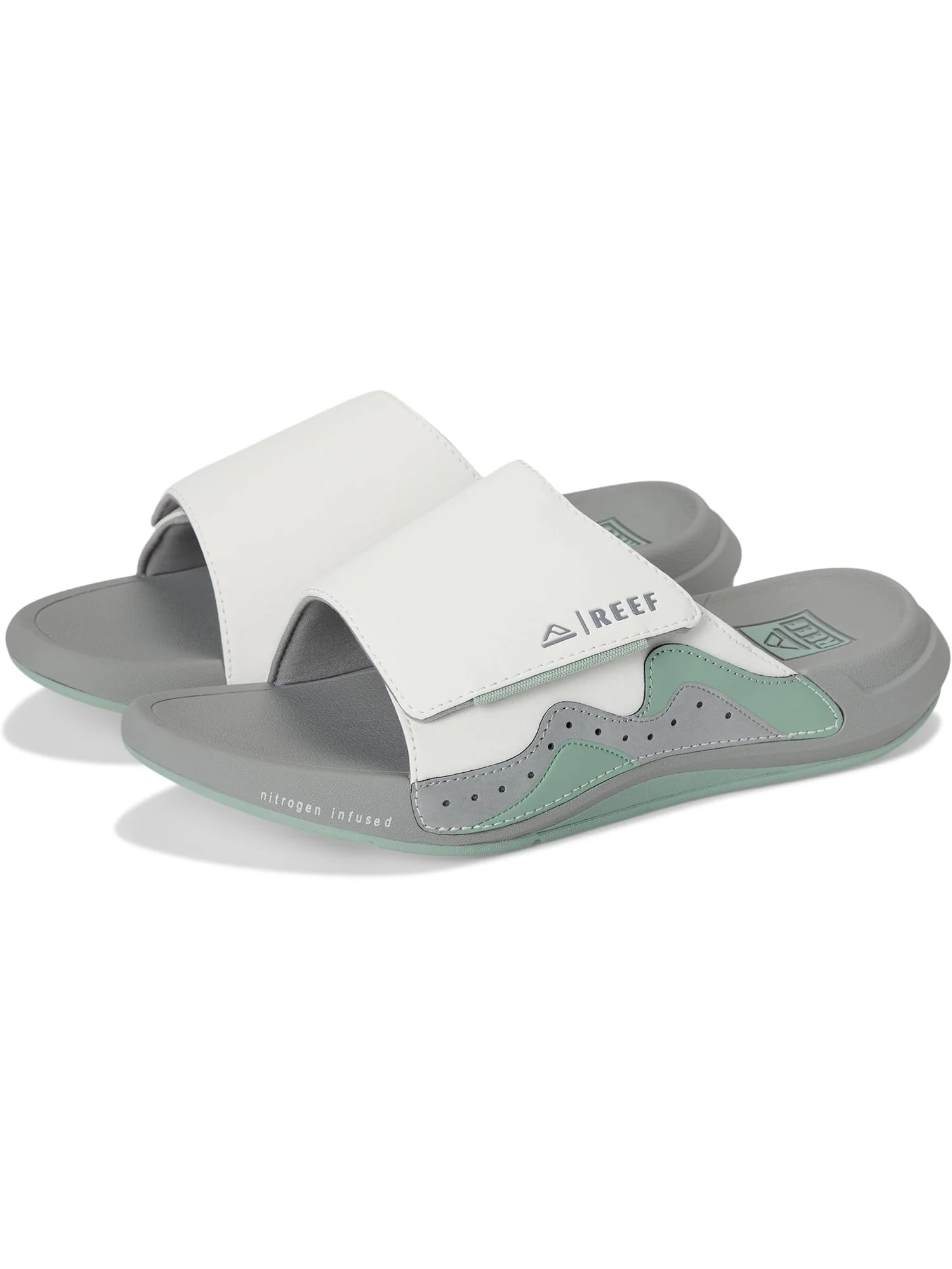 Сандалии Reef Swell Cruiser Slide — изображение 1 из 7, серый/зеленый