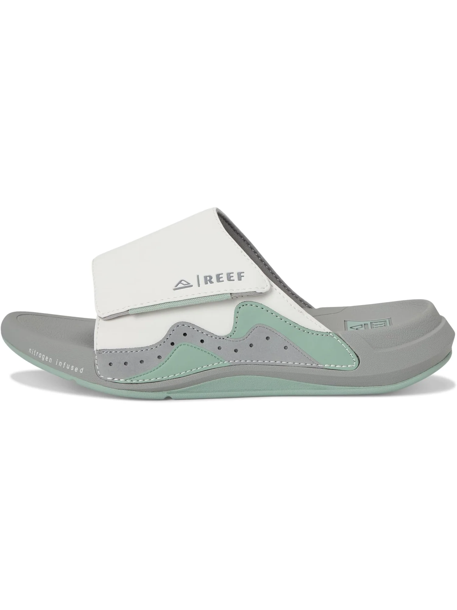 Сандалии Reef Swell Cruiser Slide — изображение 4 из 7, серый/зеленый