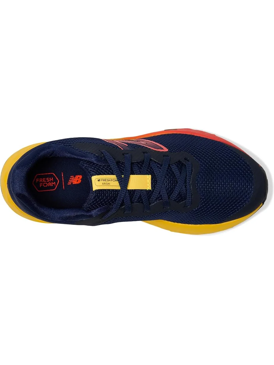 Кроссовки New Balance Kids Fresh Foam Arishi v4 — изображение 2 из 7, темно-синий/красный