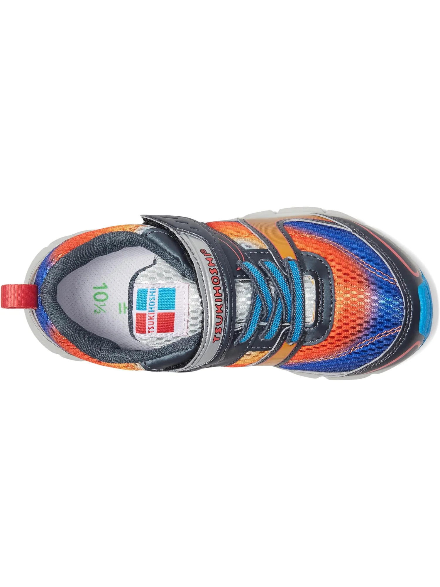 Кроссовки Tsukihoshi Kids Velocity — изображение 2 из 7, графитовый/оранжевый