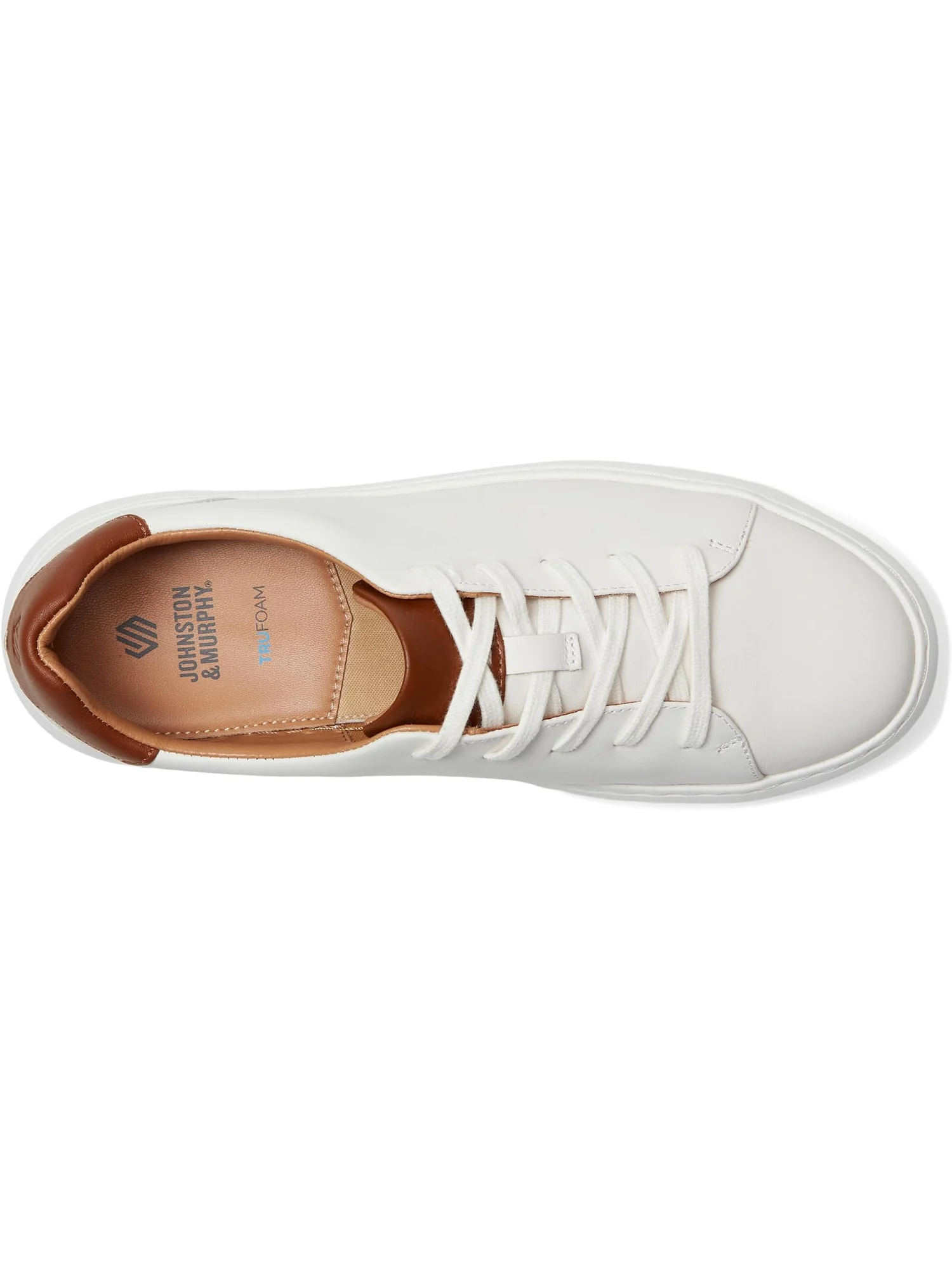 Кроссовки Johnston & Murphy Kids Anders Lace-To-Toe — изображение 2 из 7, белый