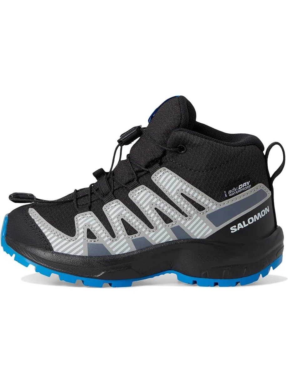Кроссовки Salomon Kids Xa Pro V8 Mid Waterproof — изображение 4 из 7, черный//синий