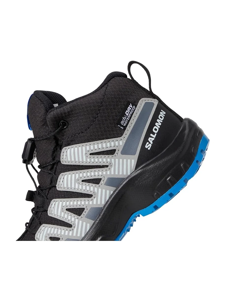 Кроссовки Salomon Kids Xa Pro V8 Mid Waterproof — изображение 6 из 7, черный//синий