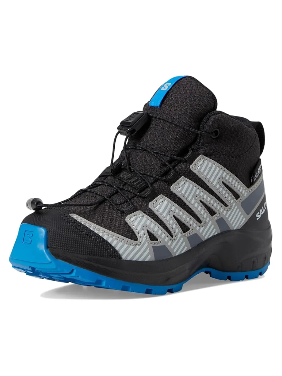 Кроссовки Salomon Kids Xa Pro V8 Mid Waterproof — изображение 7 из 7, черный//синий