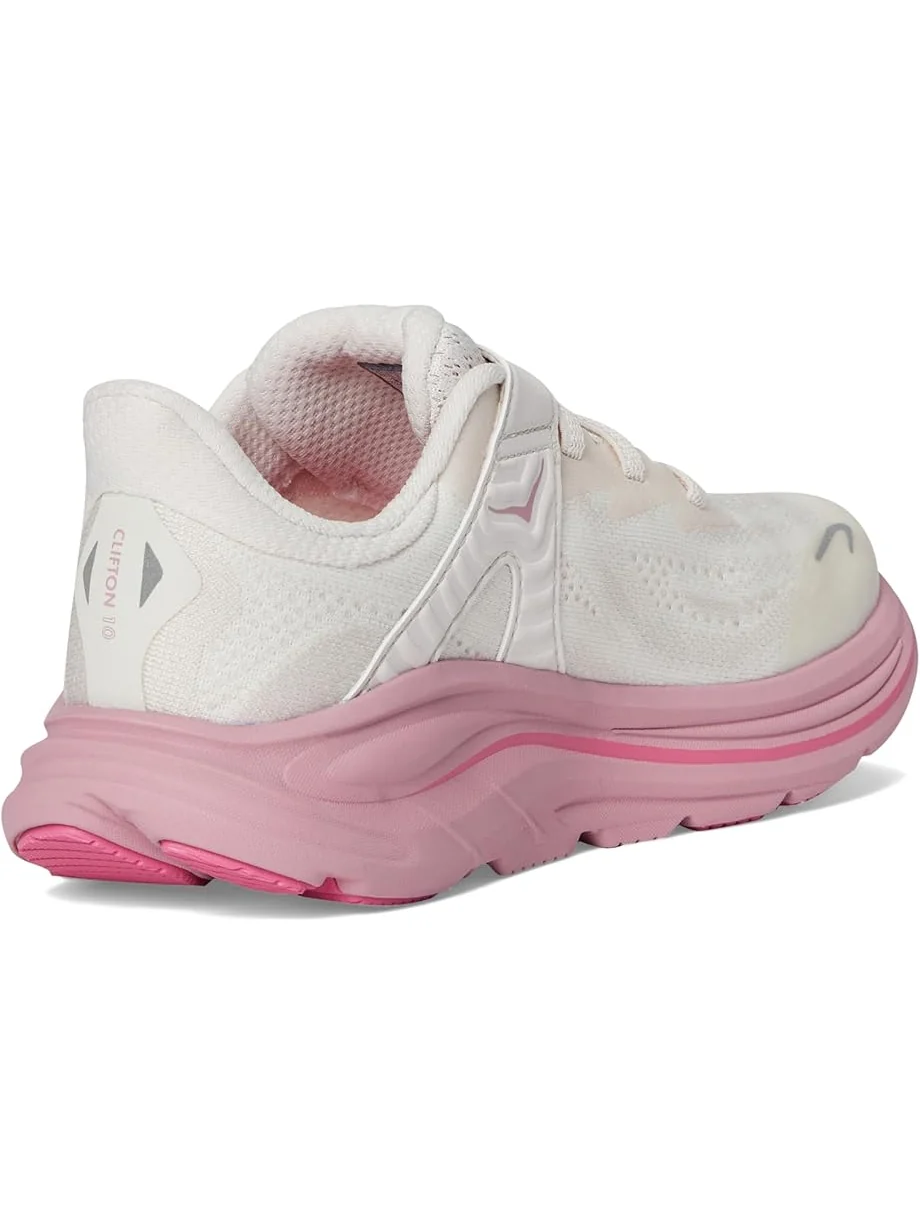 Кроссовки Hoka Kids Clifton 10 — изображение 5 из 7, розовый кремовый/розовый