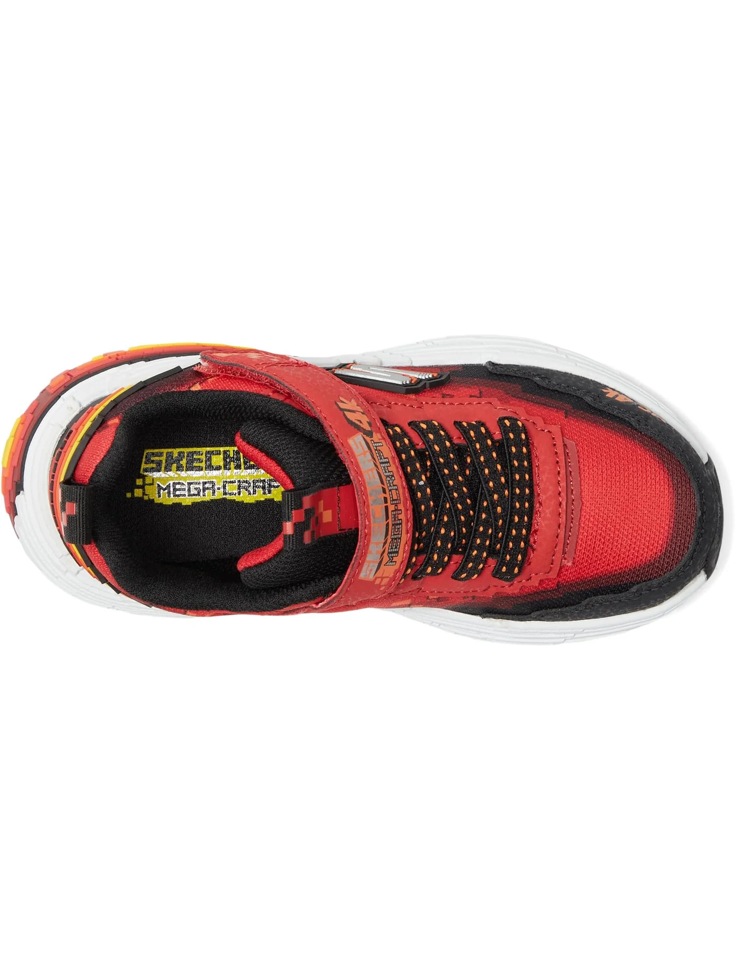Кроссовки SKECHERS KIDS Mega-Craft 4K 402160L — изображение 2 из 7, красный/черный