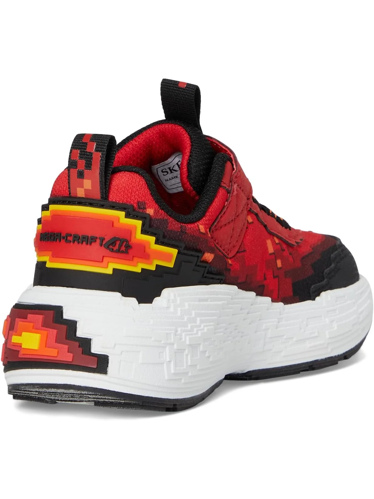 Кроссовки SKECHERS KIDS Mega-Craft 4K 402160L — изображение 5 из 7, красный/черный