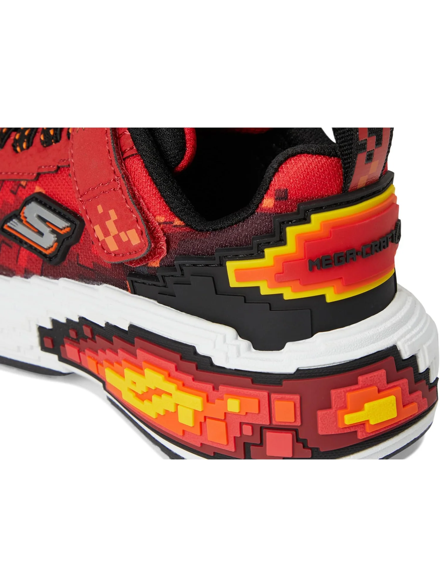 Кроссовки SKECHERS KIDS Mega-Craft 4K 402160L — изображение 6 из 7, красный/черный