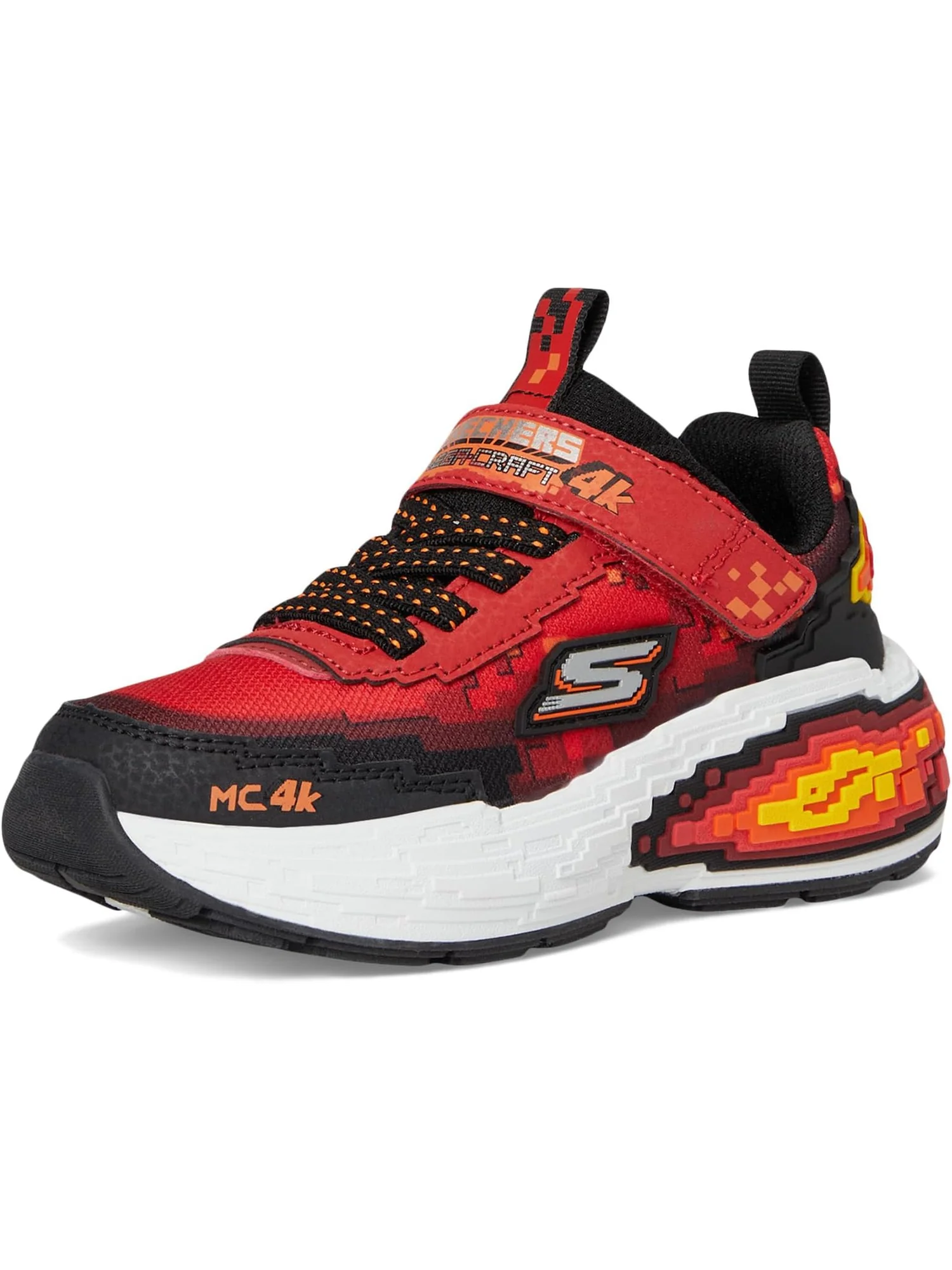 Кроссовки SKECHERS KIDS Mega-Craft 4K 402160L — изображение 7 из 7, красный/черный