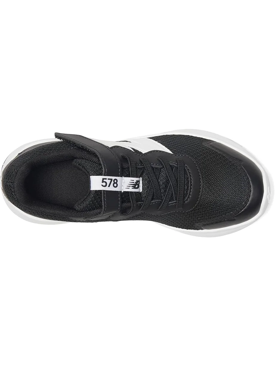 Детские кроссовки New Balance Dynasoft 578 V1 Hook-and-Loop (Little Kid) New Balance Kids — изображение 2 из 7, черный/белый
