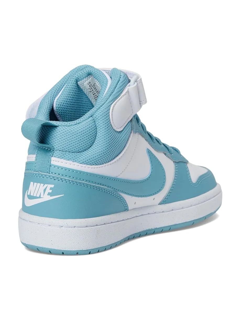 Кроссовки Nike Kids Court Borough Mid 2 — изображение 5 из 7, белый/джинсовый синий