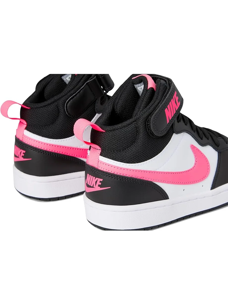 Кроссовки Nike Kids Court Borough Mid 2 — изображение 6 из 7, черный//белый