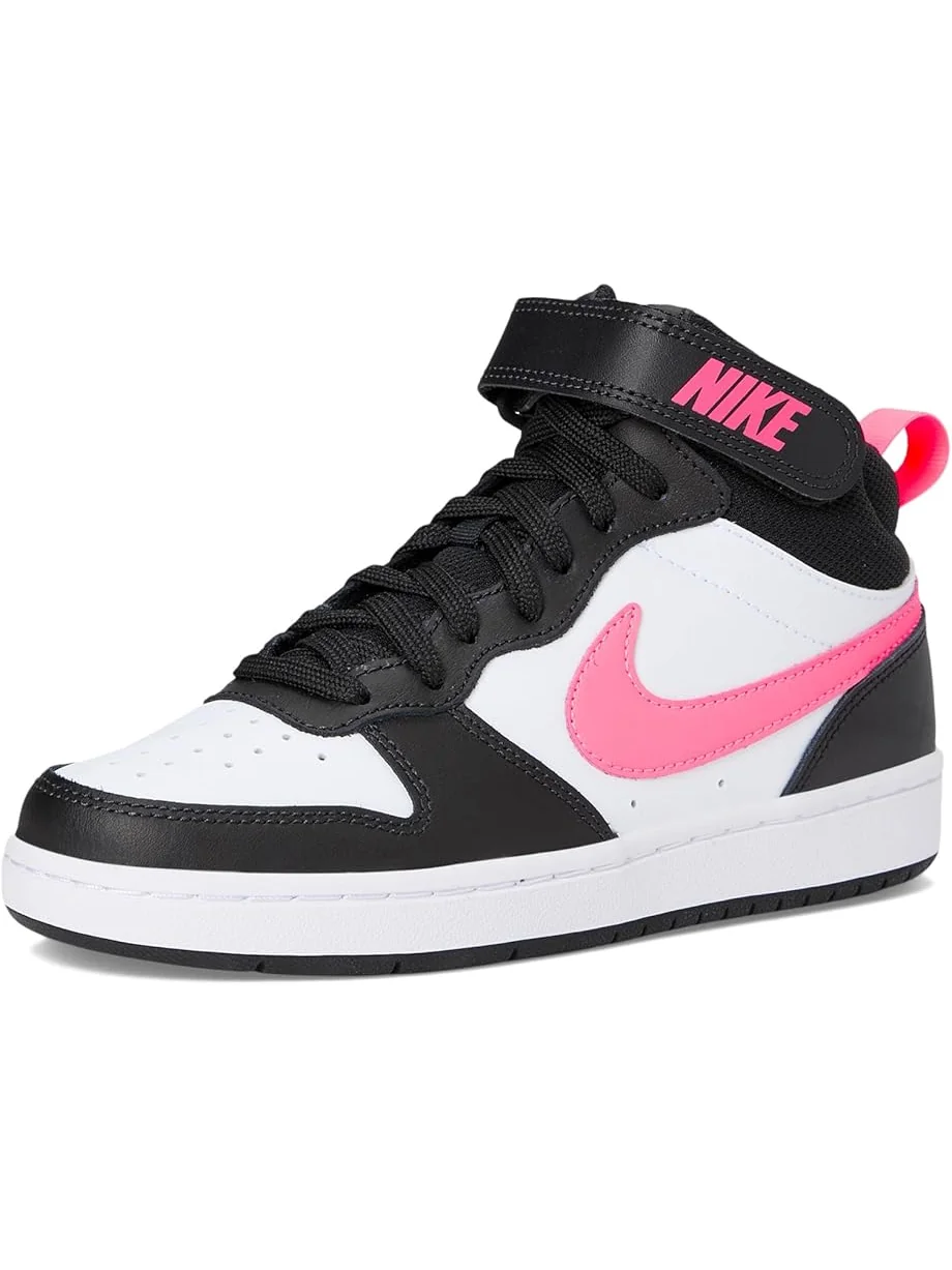 Кроссовки Nike Kids Court Borough Mid 2 — изображение 7 из 7, черный//белый