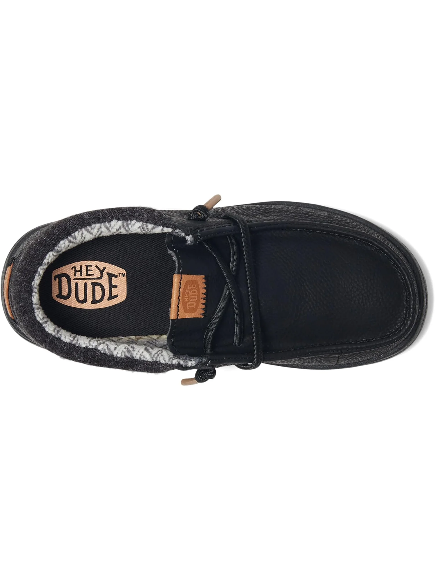 Кроссовки Hey Dude Kids Paul Classic — изображение 2 из 7, черный/черный