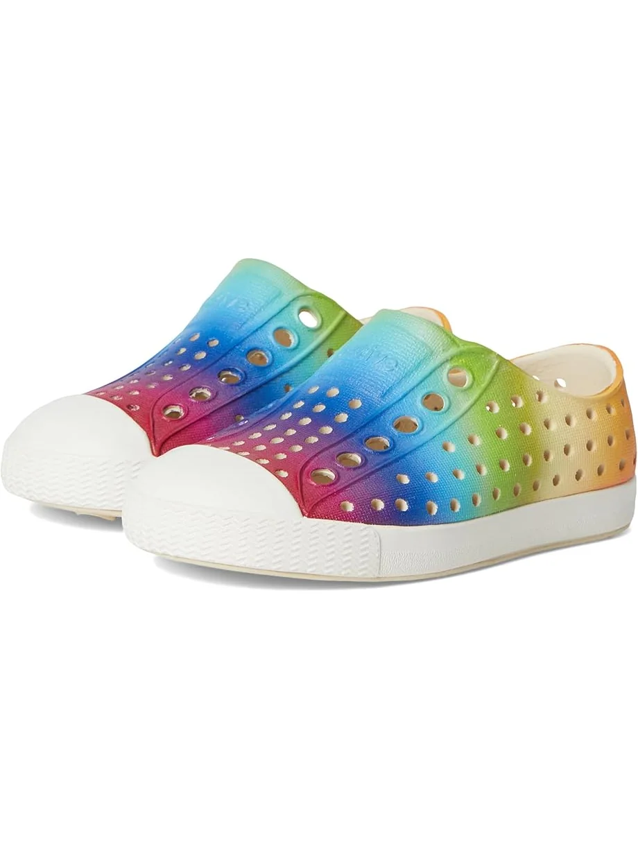 Кроссовки Native Shoes Kids Jefferson Print — изображение 1 из 7, белый/белый
