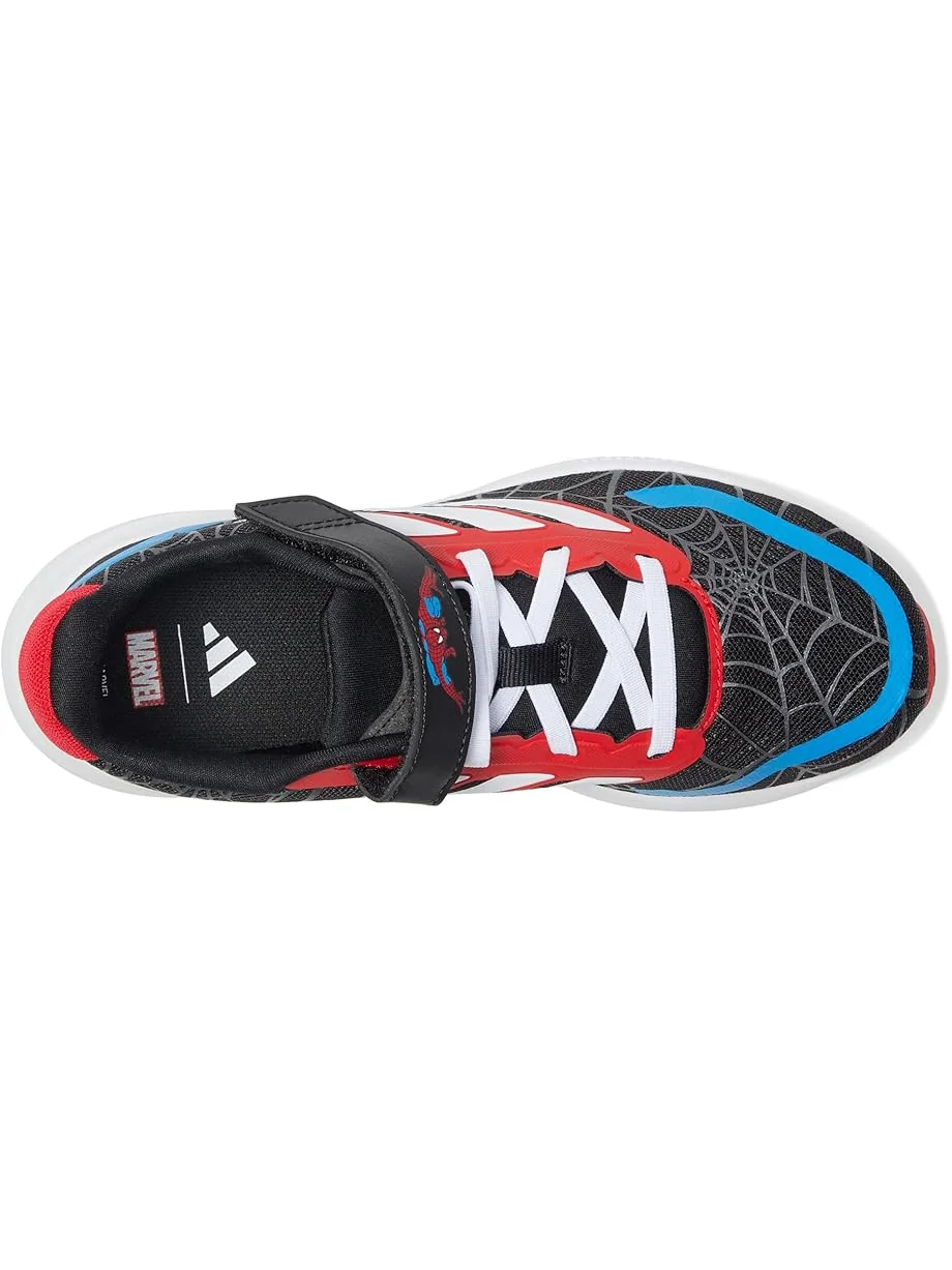 Кроссовки adidas Kids Marvel Spider-Man Run Falcon Shoes — изображение 2 из 7, черный/белый
