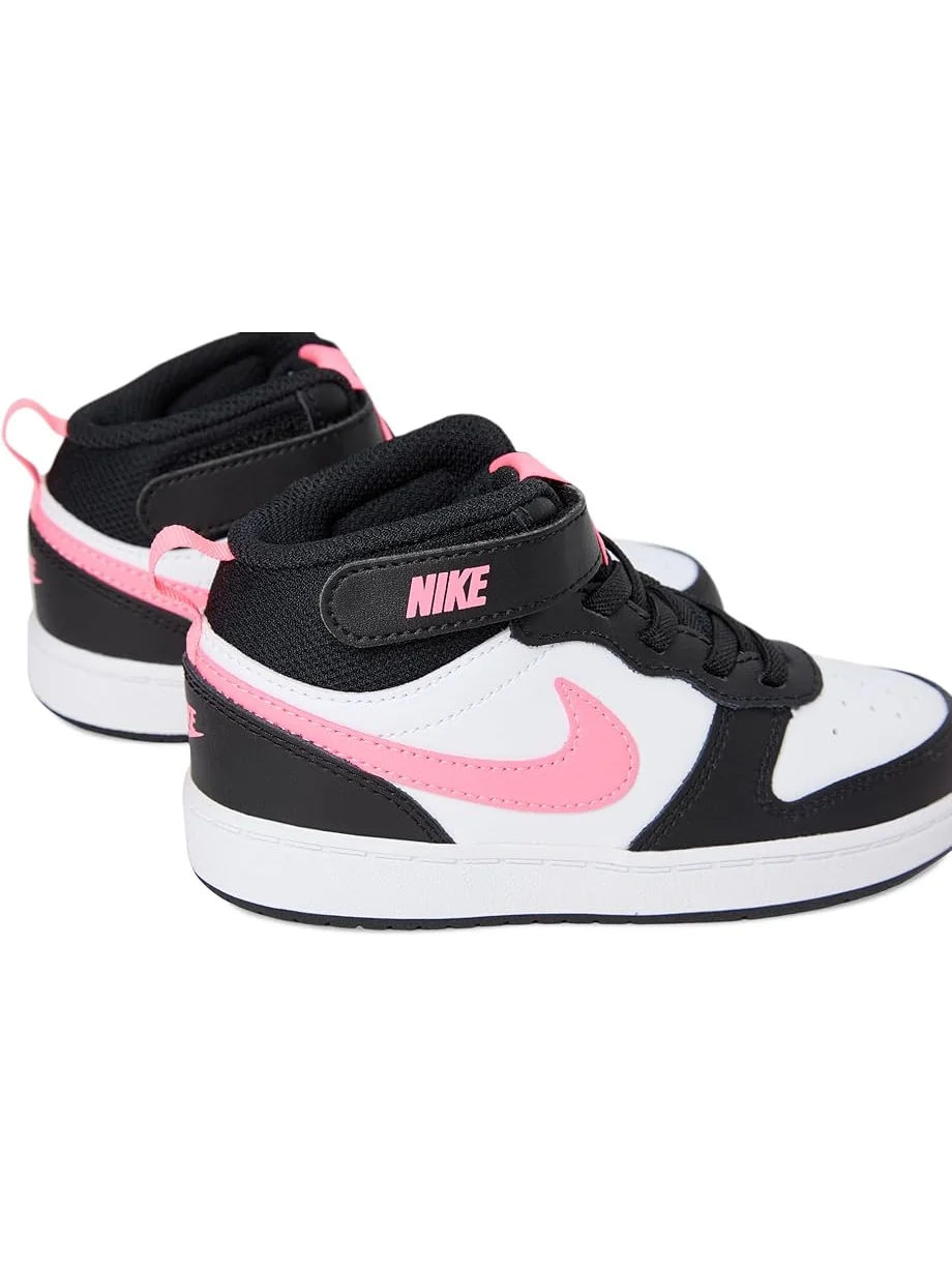 Кроссовки Nike Kids Court Borough Mid 2 — изображение 6 из 7, черный//белый