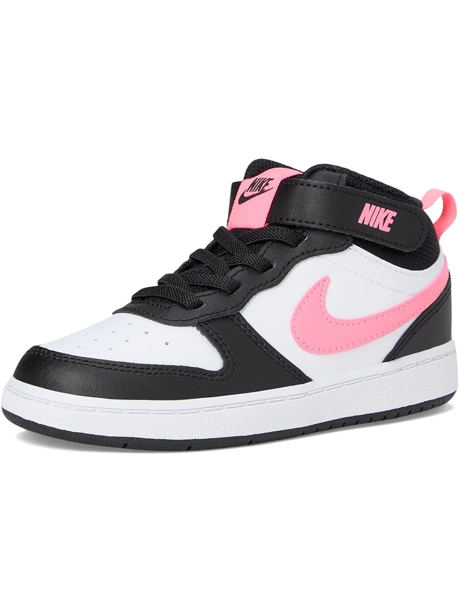 Кроссовки Nike Kids Court Borough Mid 2 — изображение 7 из 7, черный//белый
