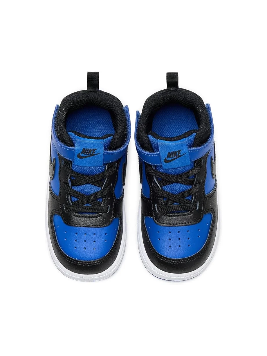 Детские кроссовки Nike Kids Court Borough Mid 2 (Infant/Toddler) — изображение 2 из 7, черный/белый