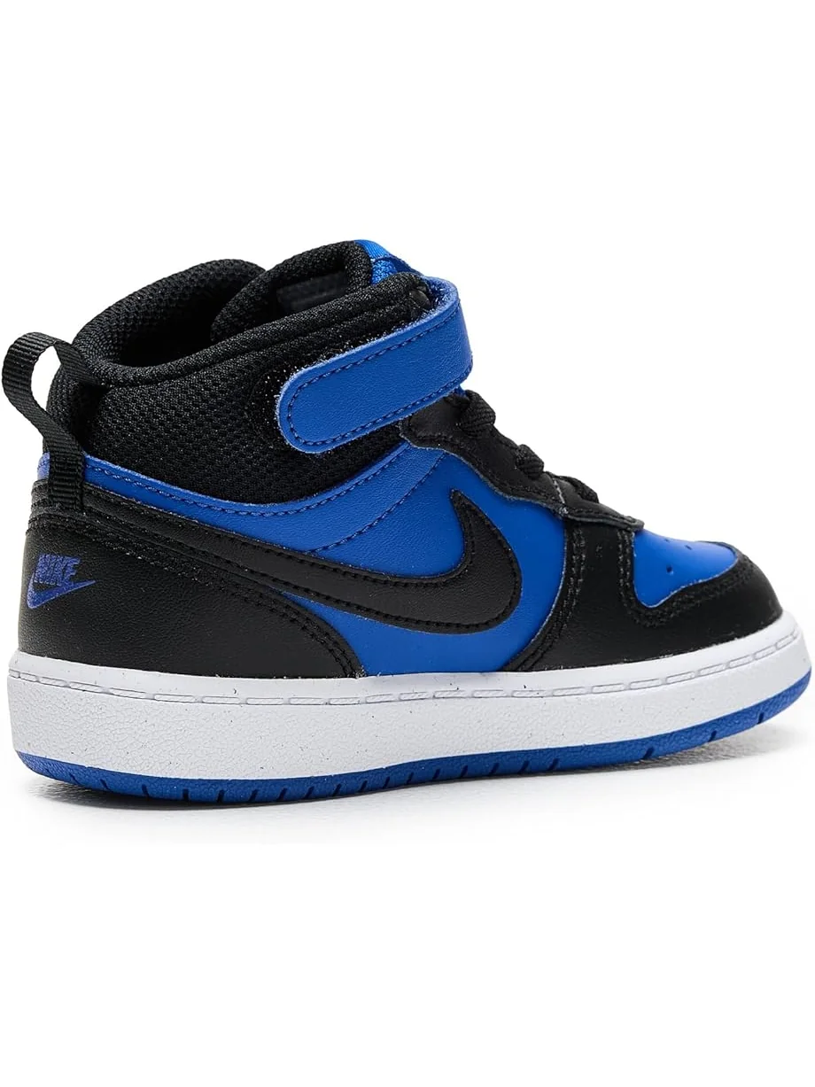 Детские кроссовки Nike Kids Court Borough Mid 2 (Infant/Toddler) — изображение 3 из 7, черный/белый