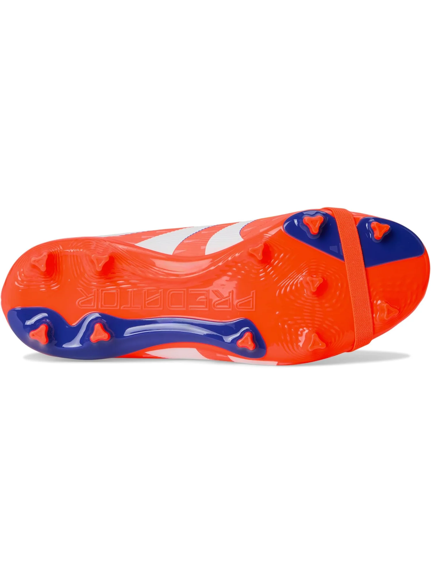 Кроссовки adidas Kids League Predator Fold-Over Tongue Firm Ground/Multi Ground Cleats — изображение 3 из 7, белый/оранжевый