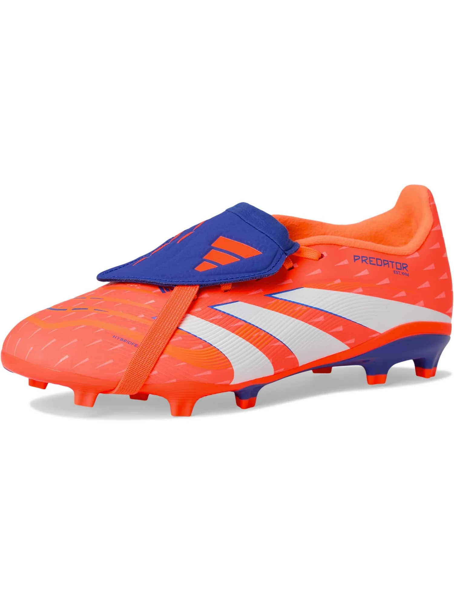 Кроссовки adidas Kids League Predator Fold-Over Tongue Firm Ground/Multi Ground Cleats — изображение 7 из 7, белый/оранжевый