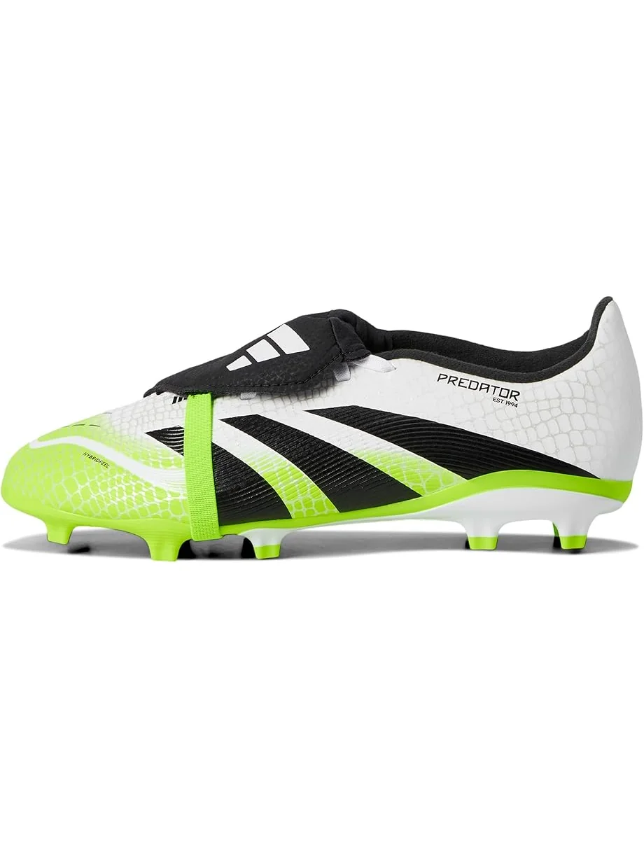 Кроссовки adidas Kids League Predator Fold-Over Tongue Firm Ground/Multi Ground Cleats — изображение 4 из 7, белый/черный