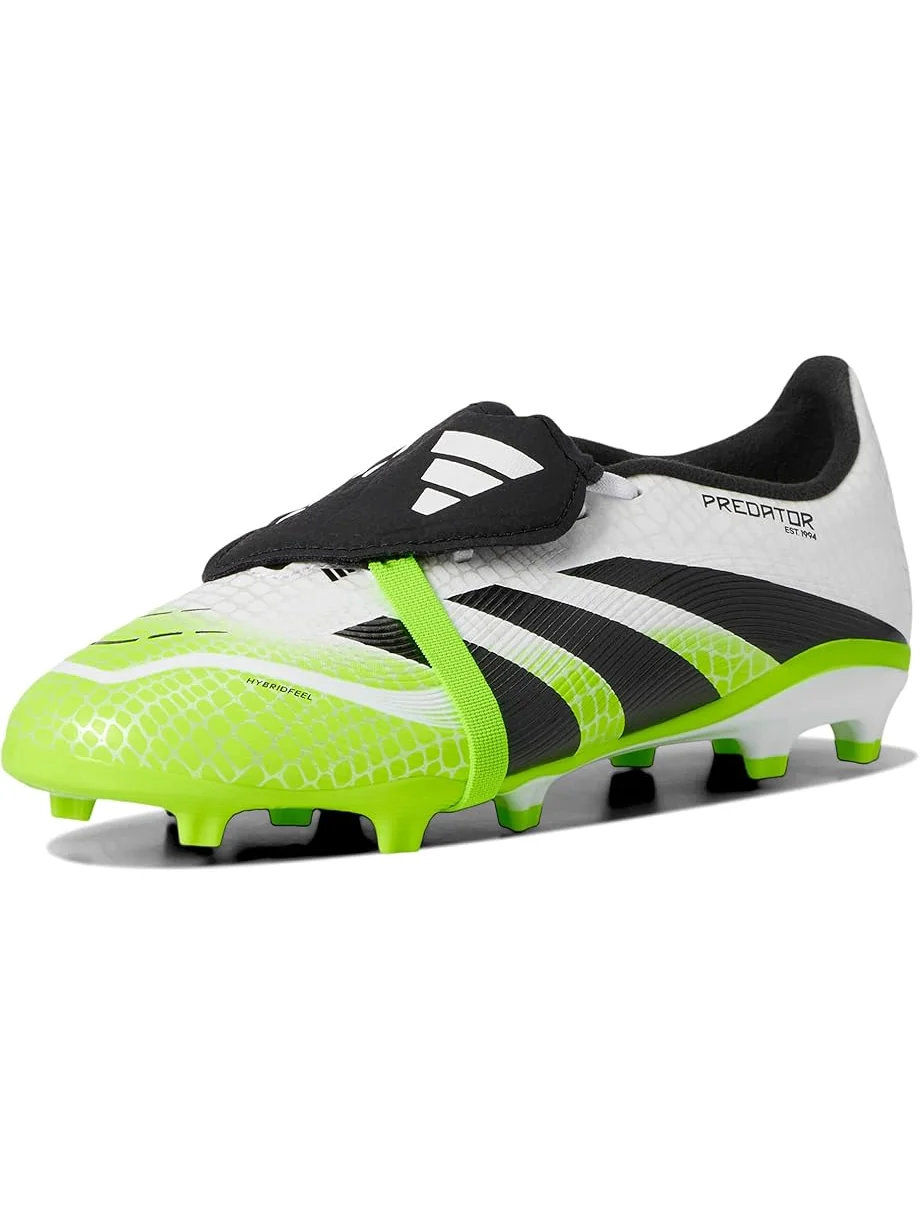 Кроссовки adidas Kids League Predator Fold-Over Tongue Firm Ground/Multi Ground Cleats — изображение 7 из 7, белый/черный